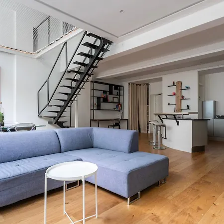 Lägenhet Loft Design & Familial Parc Des Buttes Chaumont *