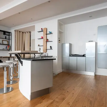 Loft Design & Familial Parc Des Buttes Chaumont Lägenhet